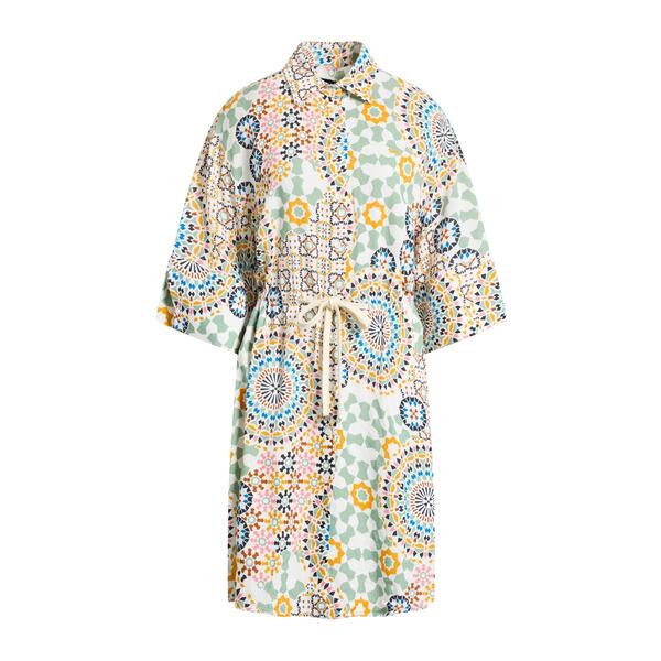 【送料無料】 ハーモント & ブレイン レディース ワンピース トップス Mini dresses White