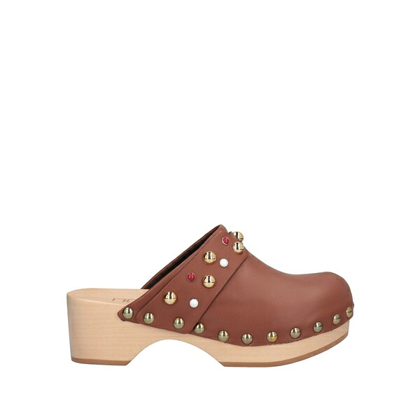【送料無料】 エヌキューブ レディース サンダル シューズ Mules & Clogs Brown 15,106円