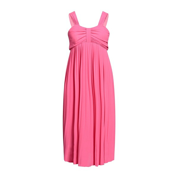 【送料無料】 フラコミーナ レディース ワンピース トップス Midi dresses Pink