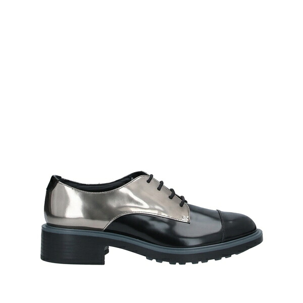 【貨物輸送無料】 ホー火器 レディース オックスフォード シューズ Lace-up shoes Black
