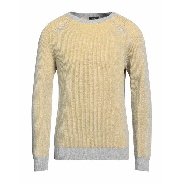 【送料無料】 バーバティー メンズ ニット&セーター アウター Sweaters Yellow