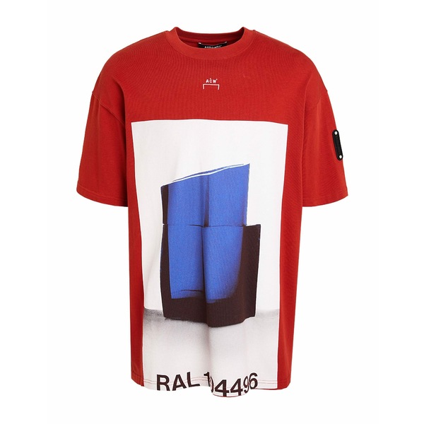 【送料無料】 ファインライン メンズ Tシャツ トップス T-shirts Orange