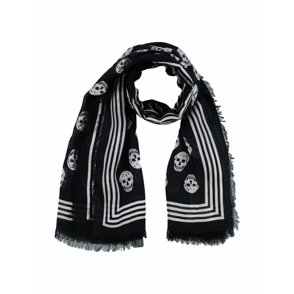 【送料無料】 マックイーン メンズ マフラー・ストール・スカーフ アクセサリー Scarves Black