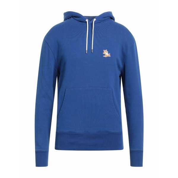 【送料無料】 メゾン キツネ メンズ パーカー・スウェットシャツ アウター Sweatshirts Blue｜asty