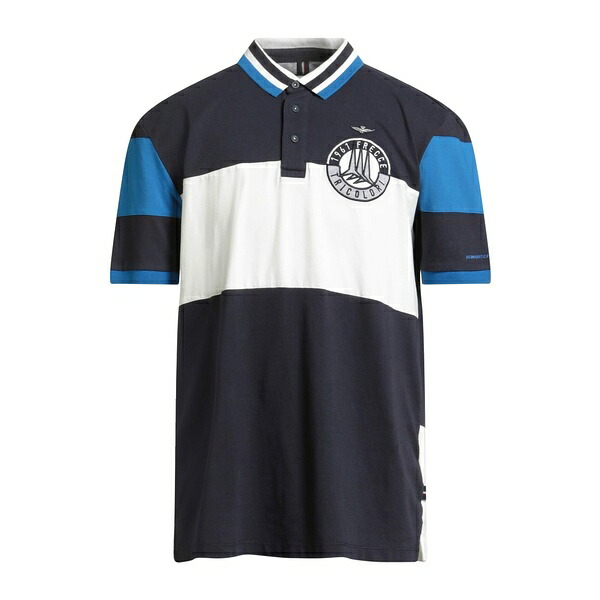 【送料無料】 アエロナウティカ ミリターレ メンズ Tシャツ トップス Polo shirts Blue｜asty