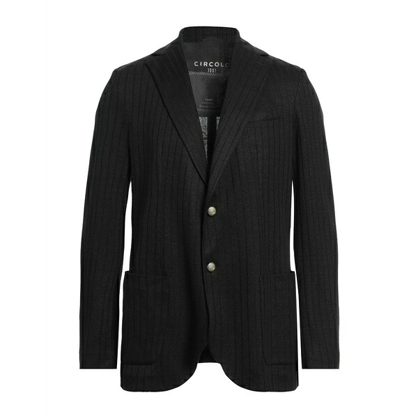 【送料無料】 チルコロ1901 メンズ ジャケット＆ブルゾン アウター Blazers Black