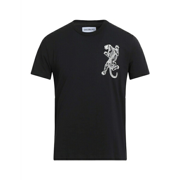 【送料無料】 ビッケンバーグス メンズ Tシャツ トップス T-shirts Black｜asty