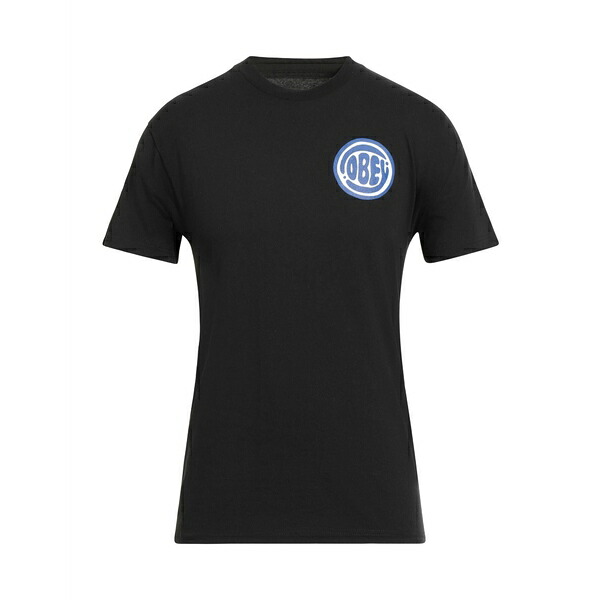 【送料無料】 オベイ メンズ Tシャツ トップス T-shirts Black|asty