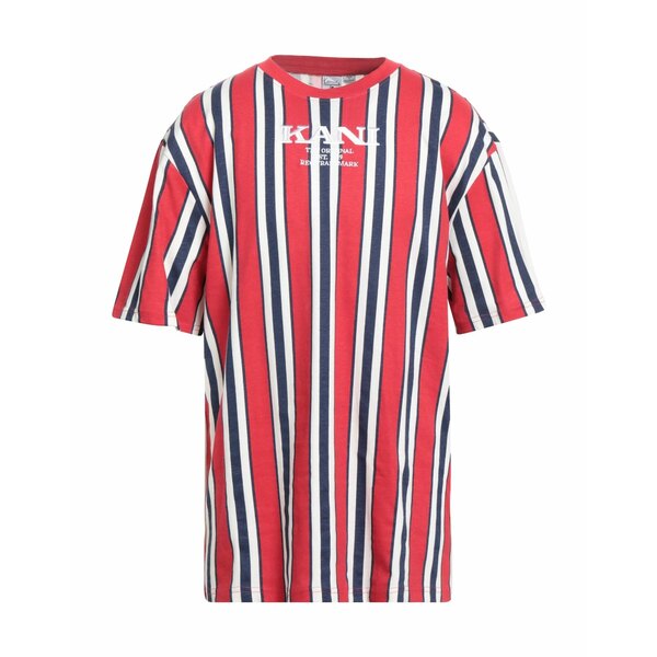 【送料無料】 カール カナイ メンズ Tシャツ トップス T-shirts Red
