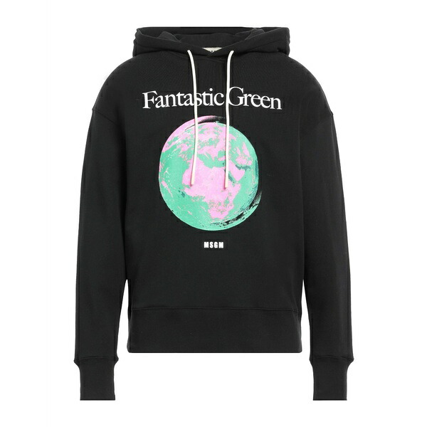 【送料無料】 エムエスジイエム メンズ パーカー・スウェットシャツ アウター Sweatshirts Black