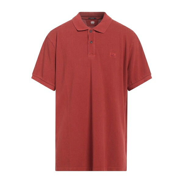 【送料無料】 シーピーカンパニー メンズ Tシャツ トップス Polo shirts Red