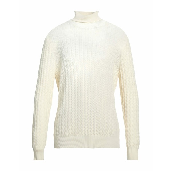 【貨物輸送無料】 グランサッソ メンズ 編み物\u0026プルオーバー アウター Turtlenecks White