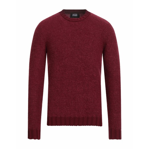 【貨物輸送無料】 アルファス テューディオ メンズ 編み物\u0026プルオーバー アウター Sweaters Red