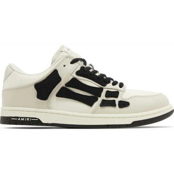 AMIRI アミリ メンズ スニーカー 【AMIRI Skel Top Low Beige Black】 サイズ EU_41(26.0cm) Beige/Black｜asty
