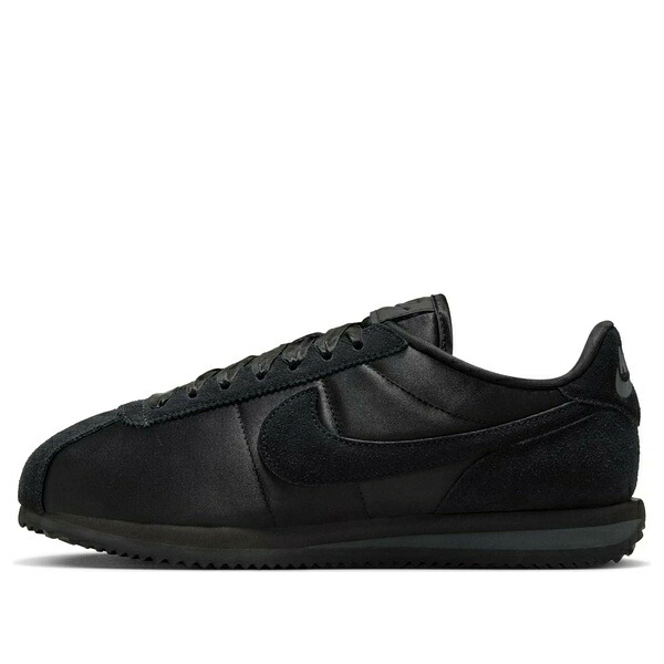 Nike ナイキ レディース スニーカー Black/Dark Smoke Grey/Black 【(WMNS) Nike Cortez Textile Satin 'Triple Black' FV5420-002】 サイズ US_5(22.0cm)|asty