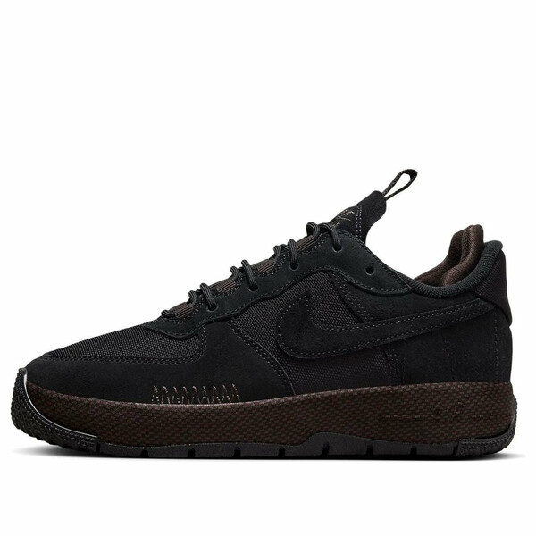 Nike ナイキ レディース スニーカー Black/Black/Velvet Brown/Cedar/Campfire Orange 【(WMNS) Nike Air Force 1 Wild 'Black Velvet Brown' FB2348-001】 サイズ US_7(24.0cm)画像