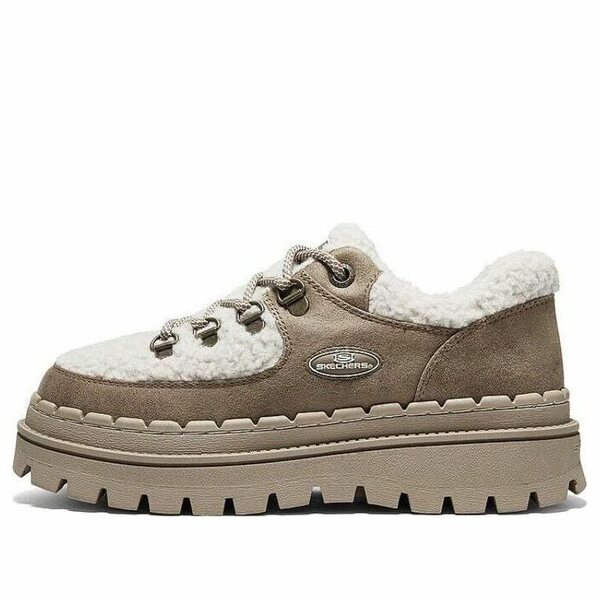 Skechers スケッチャーズ レディース スニーカー Brown White 【(WMNS) Skechers Casual High Platform Shoes Brown White 167902-BRNT】  サイズ US_7.5(24.5cm)