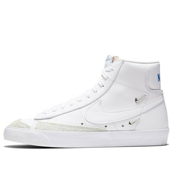 Nike ナイキ レディース スニーカー White/Hyper Royal 【(WMNS) Nike Blazer Mid 77 SE isterhood - White Metallic Silver CZ4627-100】  サイズ US_5(22.0cm)