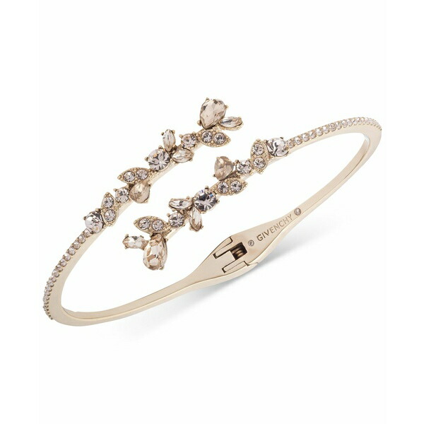 気質アップ Gold Crystal Cuff Floral アクセサリー ジバンシー バングル Bypass アンクレット レディース ブレスレット  Bracelet レディースジュエリー・