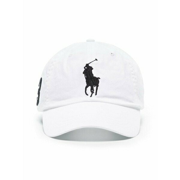 ラルフローレン メンズ 帽子 Polo Pony アクセサリー black キャップ white