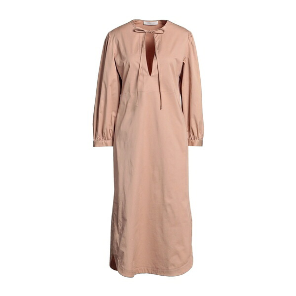 【送料無料】 リビアナコンティ レディース ワンピース トップス Midi dresses Brown