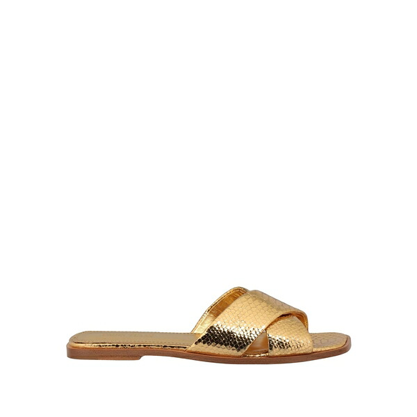 【送料無料】 パリテキサス レディース サンダル シューズ Sandals Gold｜asty