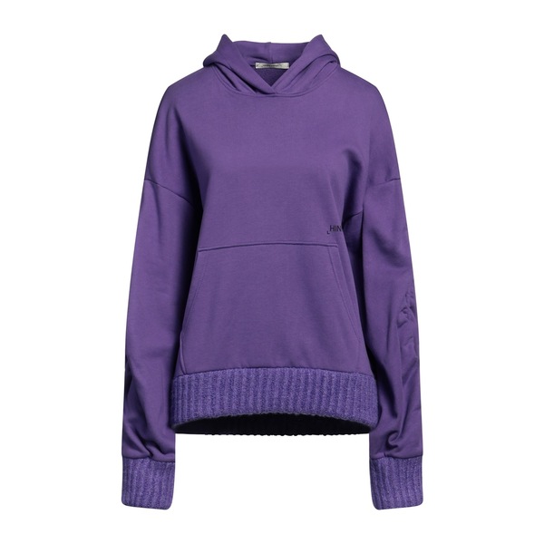 【貨物輸送無料】 ヒノミネイト レディース パーカー・スウェットシャツ アウター Sweatshirts Purple トップス-スウェット・トレーナー