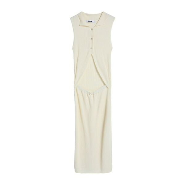 【送料無料】 グリフォーニ レディース ワンピース トップス Midi dresses White