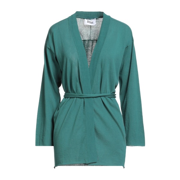 【送料無料】 アルファス テューディオ レディース カーディガン アウター Cardigans Green