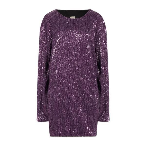 【送料無料】 ファイブルー レディース ワンピース トップス Mini dresses Purple