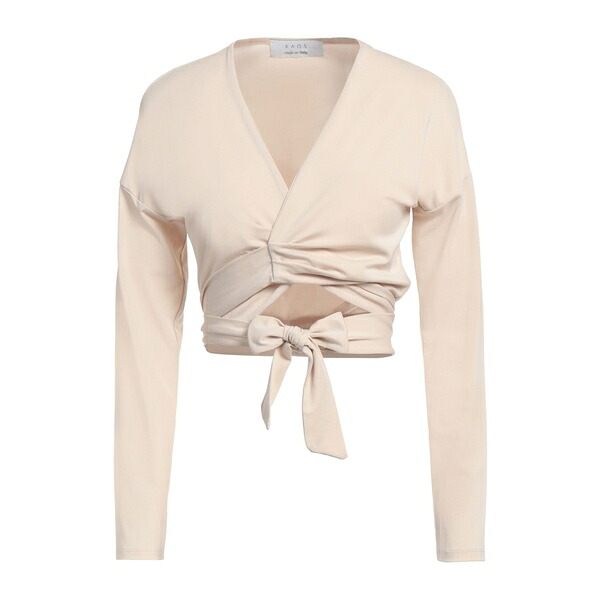 【送料無料】 カオス レディース Tシャツ トップス Tops Beige