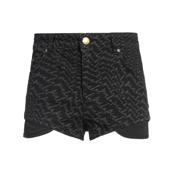 【送料無料】 ピンコ レディース デニムパンツ ボトムス Denim shorts Black