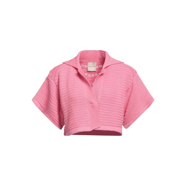 【送料無料】 アート エッセイ レディース カーディガン アウター Cardigans Pink