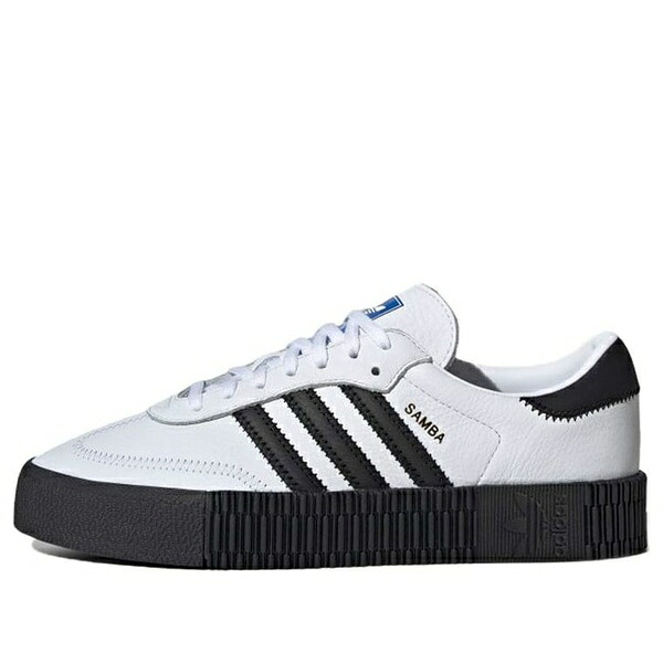 adidas アディダス レディース スニーカー 【(WMNS) adidas Sambarose 'White Black' FV0767】 サイズ US_5(22.0cm)｜asty