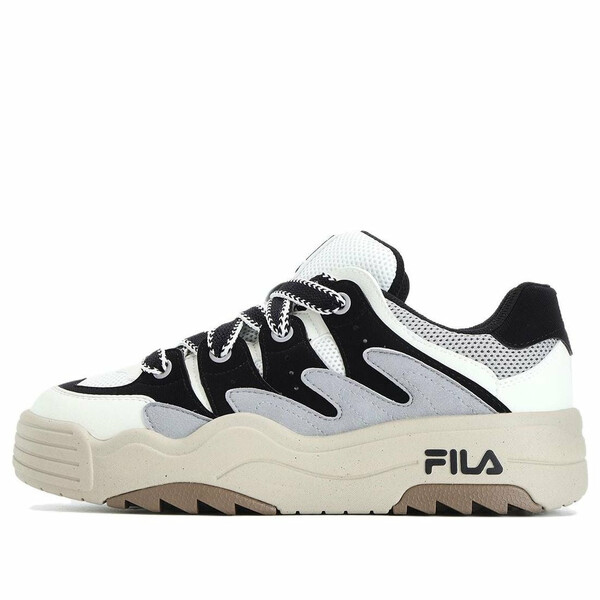 FILA フィラ レディース スニーカー 【(WMNS) FILA Rosetta Skateboarding Shoes 'Black Grey' F12W331207FSB】 サイズ US_7(24.0cm)|asty