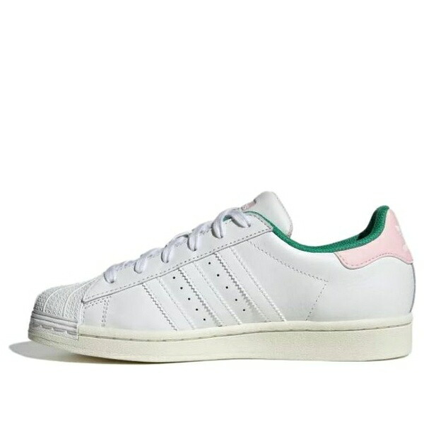 adidas アディダス レディース スニーカー 【(WMNS) adidas Superstar 'White Pink Green Chenille' IF7611】 サイズ US_6.5(23.5cm)|asty