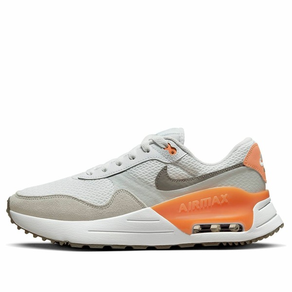 Nike ナイキ レディース スニーカー 【(WMNS) Nike Air Max SYSTM 'White Pure Platinum Orange Trance Flat Pewter' DM9538-102】 サイズ US_W_11.5｜asty