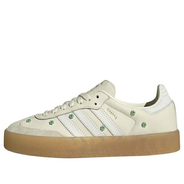 adidas アディダス レディース スニーカー 【(WMNS) adidas Sambae 'Off White Cloud White Clear Mint' JS3953】 サイズ US_7(24.0cm)|asty