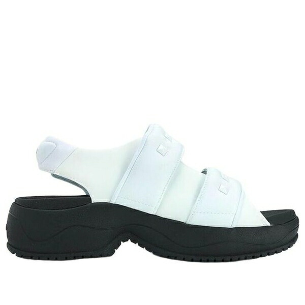 FILA フィラ レディース スニーカー 【(WMNS) FILA Puff Sandals \'White Black\' F12W321401FWA】 サイズ US_6(23.0cm)｜asty