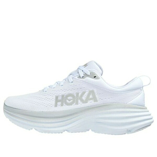 HOKA ONE ONE ホカオネオネ レディース スニーカー 【(WMNS)HOKA ONE ONE Bondi 8 'White' 1127952-WWH】 サイズ US_6(23.0cm)|asty