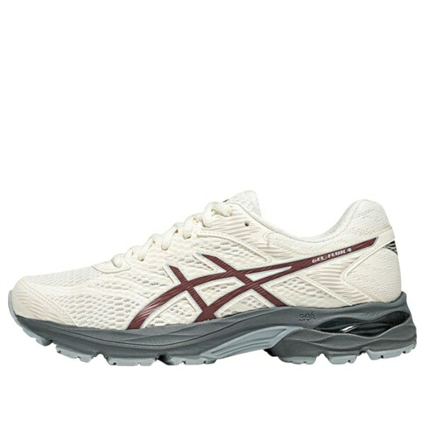 ASICS アシックス レディース スニーカー 【(WMNS) ASICS Gel-Flux 4 'White Grey Red' 1012A523-204】 サイズ US_7(24.0cm)|asty