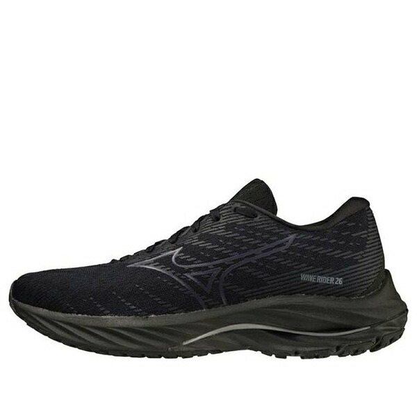 Mizuno ミズノ レディース スニーカー 【(WMNS) Mizuno Wave Rider 26 'Black Dark Grey' J1GD220323】 サイズ US_6.5(23.5cm)｜asty