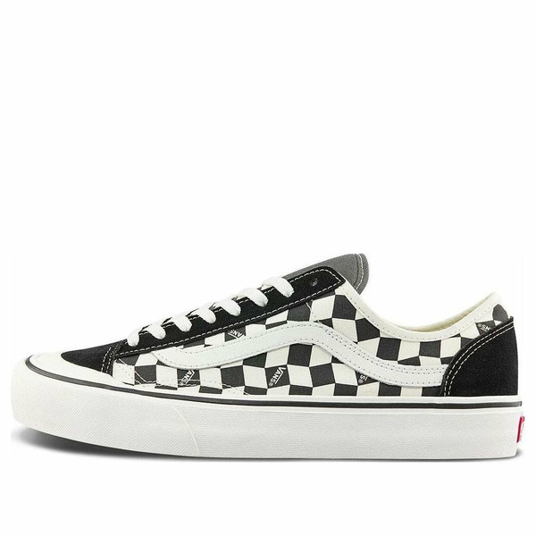 Vans バンズ メンズ スニーカー  【Vans Style 136 Decon Vr3 空想科学小説 Casual Low Top Skateboarding Shoes Unisex Black White Grid  VN0A4BX91KP】  大きさ US_5(23.0糎)