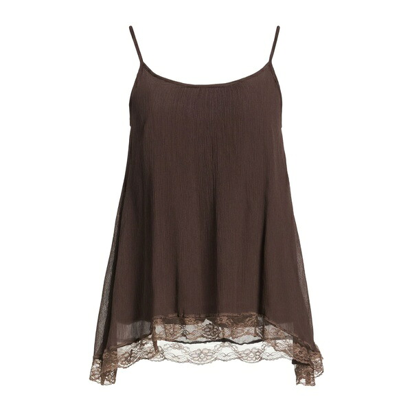 【送料無料】 ル ストレーゲ レディース Tシャツ トップス Tops Brown｜asty 26,980円