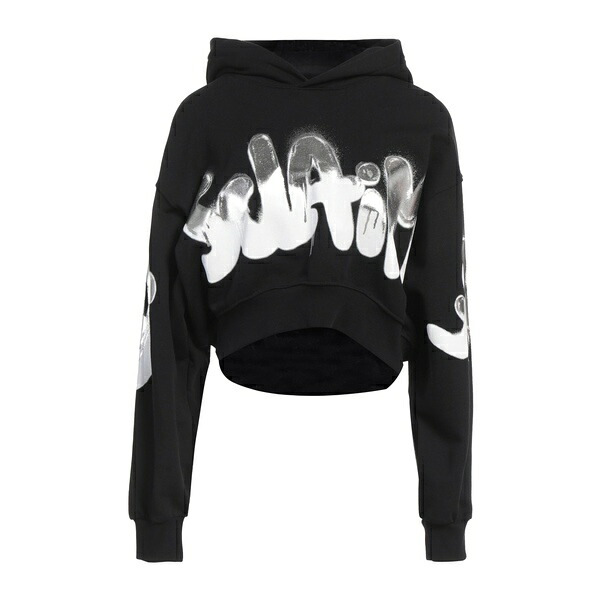 【貨物輸送無料】 ディスクレイマー レディース パーカー・スウェットシャツ アウター Sweatshirts Black レディースファッション-トップス