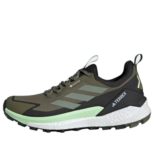 adidas アディダス メンズ スニーカー 【adidas Terrex Free Hiker 2.0 Low GTX Hiking Shoes 'Olive Strata Silver Green' IE5104】 サイズ US_8(26.0cm)｜asty