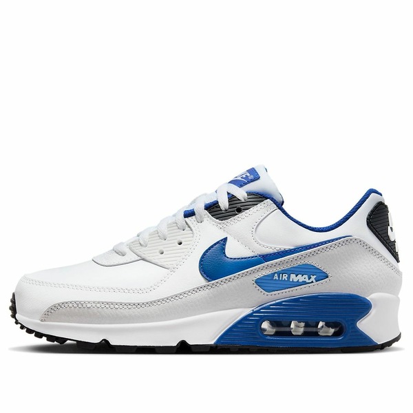 Nike ナイキ メンズ スニーカー 【Nike Air Max 90 White Black Blue FN6843-100】 サイズ US_12(30.0cm)｜asty
