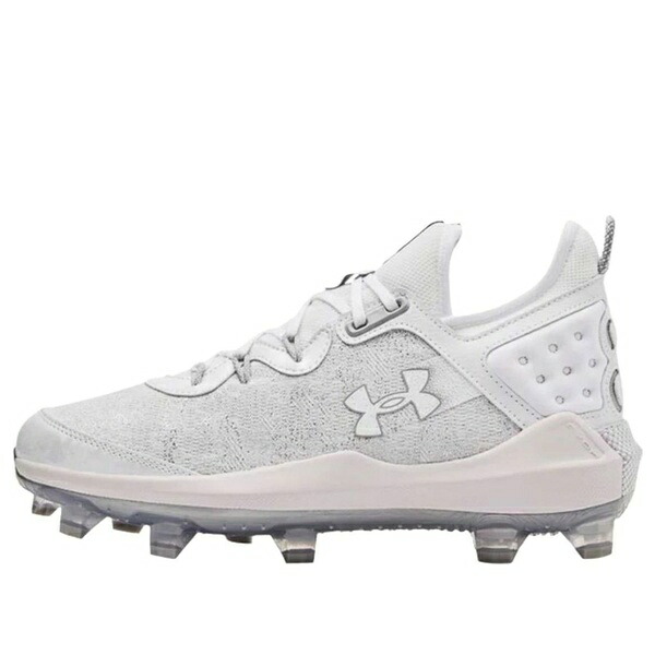 Under Armour アンダーアーマー メンズ スニーカー 【Under Armour Harper 8 Elite TPU Baseball Cleats 'White Baseball Grey' 3026591-100】 サイズ US_9.5(27.5cm)｜asty