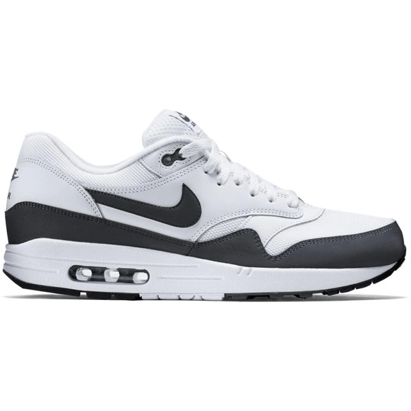 Nike ナイキ メンズ スニーカー 【Nike Air Max 1 White Dark Grey】 サイズ US_8(26.0cm) White/Dark Grey-Black｜asty