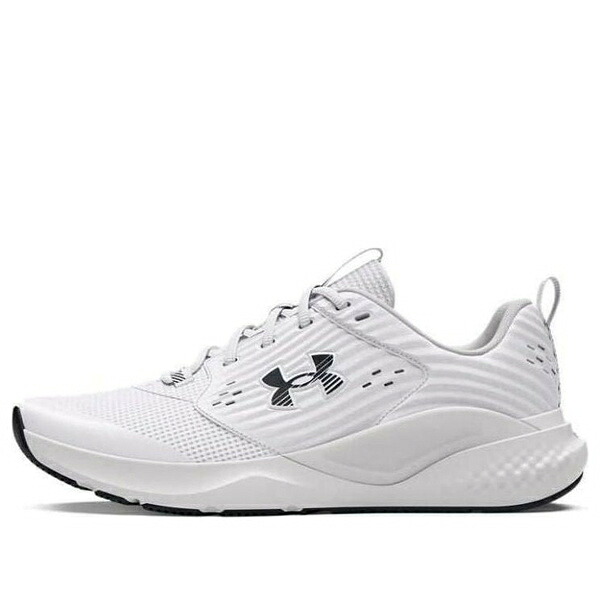 Under Armour アンダーアーマー レディース スニーカー  【(WMNS) Under Armour Charged Commit 4 \u0027White Distant Grey\u0027 3026728-100】  大きさ US_7(24.0糎)